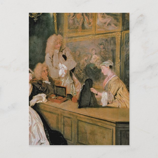 Carte Postale L'Enseigne de Gersaint, 1720 (Devant)