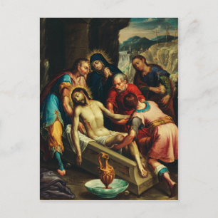 Carte Postale L'ensevelissement du Christ Juan Rodríguez Juarez