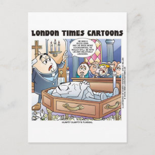 Carte Postale L'enterrement de Humpty Dumpty Cadeaux et T-shirts