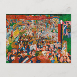 Carte Postale L'Entrée du Christ à Bruxelles en 1889