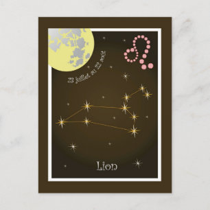 Carte Postale Leo 23 juillet 22 août