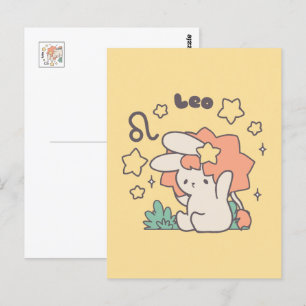 Carte Postale Léo Loppi Tokki Série Zodiaque Art