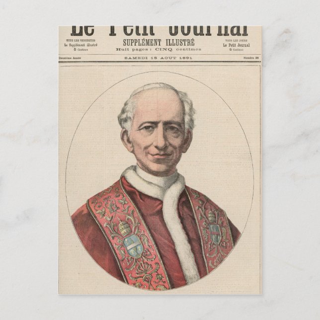 Carte Postale Léon XIII (Devant)