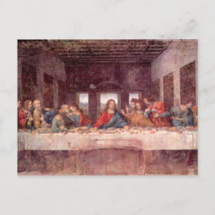 Carte Postale Léonard de Vinci - La Dernière Cène
