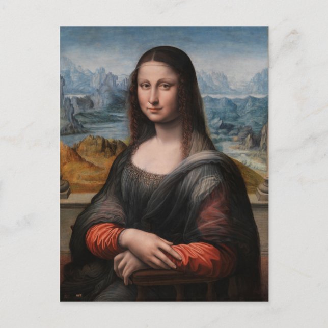 Carte Postale Léonard de Vinci | Lisa (Devant)