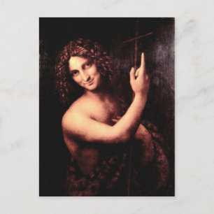 Carte Postale Léonard de Vinci - Saint Jean Baptiste