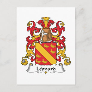 Carte Postale Leonard Family Crest