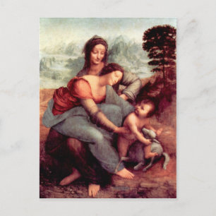 Carte Postale Leonardo da Vinci - Anna Selbdritt 2