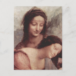 Carte Postale Leonardo da Vinci Hl. Anna selbdritt, Szene : Hl. 