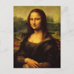 Carte Postale Leonardo da Vinci, Mona Lisa