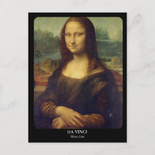 Carte Postale LEONARDO DA VINCI / Mona Lisa