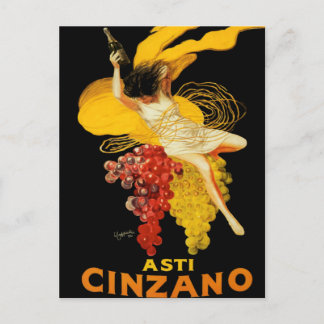 Carte Postale Leonetto Cappiello Cinzano Cocktail Publicité