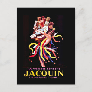 Carte Postale Leonetto Cappiello Jacquin Bonbon Publicité