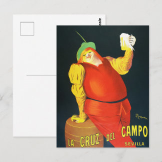 Carte Postale Leonetto Cappiello La Cruz del Campo Bière AD