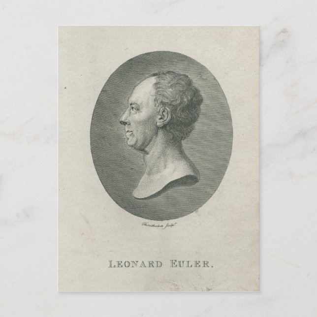 Carte Postale Leonhard Euler (Devant)