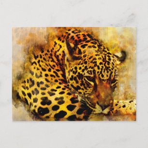 Carte Postale Leopard