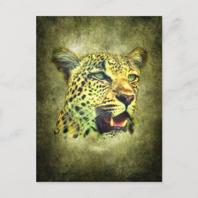 Carte Postale Leopard (Devant)
