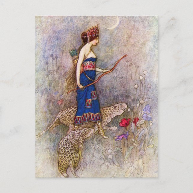 Carte postale Leopard Queen (Devant)