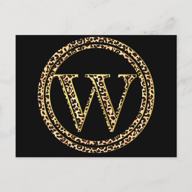Carte Postale Leopard W (Devant)