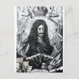 Carte Postale Léopold I, Roi de Hongrie et Saint Romain