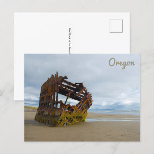 Carte Postale L'épave du fort Peter Iredale Stevens Oregon