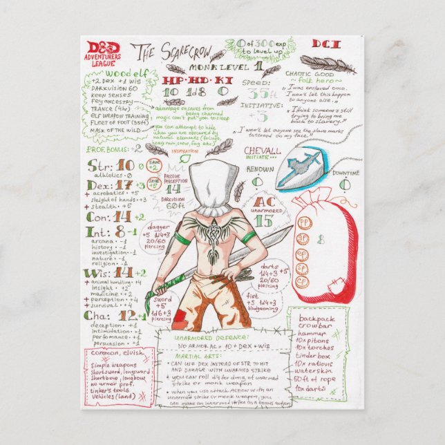 Carte Postale L'Épouvantail (Devant)