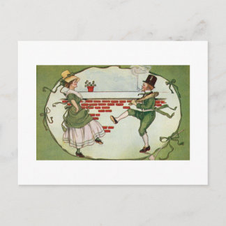 Carte Postale Leprechauns amoureux