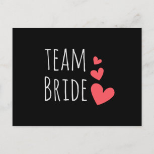 Carte Postale L'équipe de la mariée