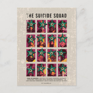 Carte Postale L'équipe du suicide | Édition Starro Squad