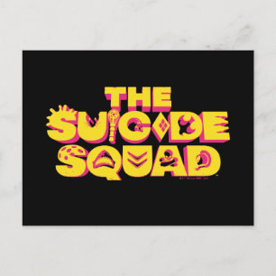 Carte Postale L'équipe du suicide   Logo d'icône de caractère