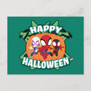 Carte Postale L'équipe Spidey Joyeux Halloween