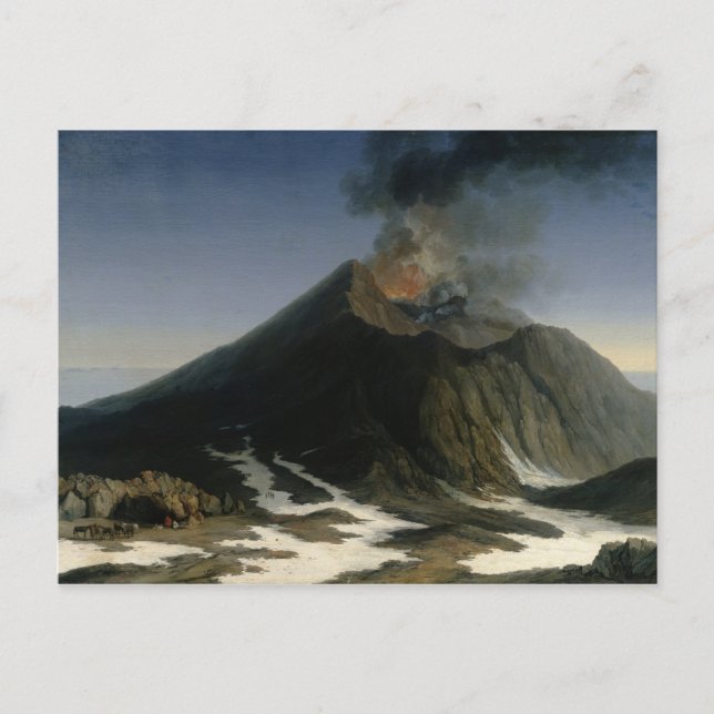 Carte Postale L'éruption de l'Etna (Devant)