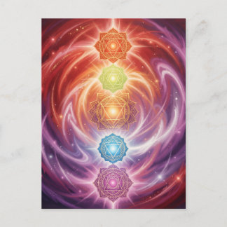 Carte Postale Les 7 Chakras´10