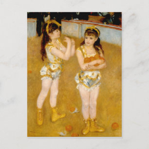 Carte Postale Les acrobates de Renoir au Cirque Fernando (1879)