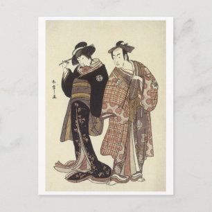 Carte Postale Les Acteurs Matsumoto Koshiro - Shunsho 1780