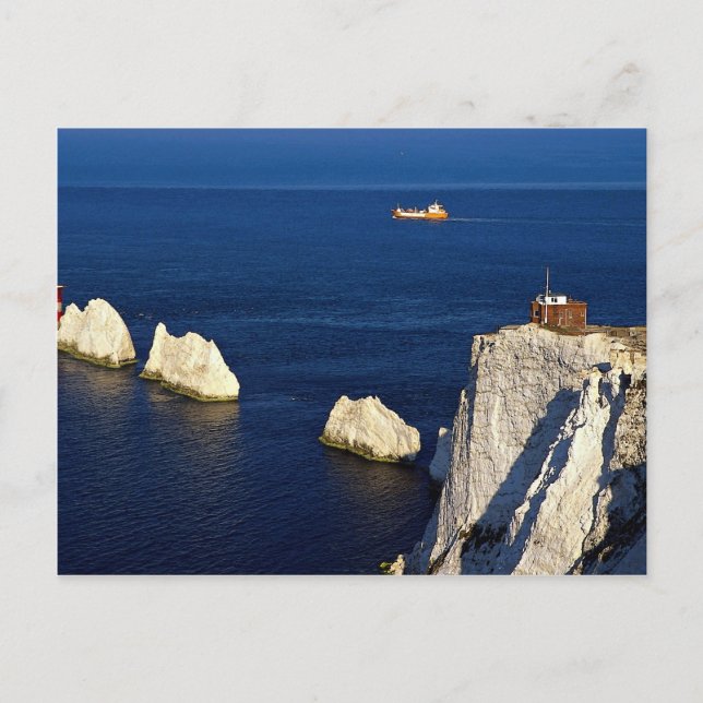 Carte Postale Les aiguilles et le phare, Isle of Wight, Royaume- (Devant)