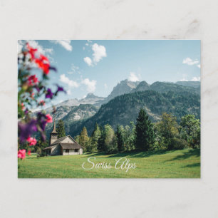 Carte Postale Les Alpes suisses au printemps