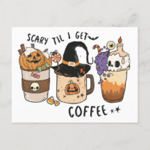 Les amateurs de café Drôle Halloween Salutation so