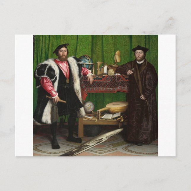 Carte Postale Les Ambassadeurs, Holbein le Jeune (Devant)