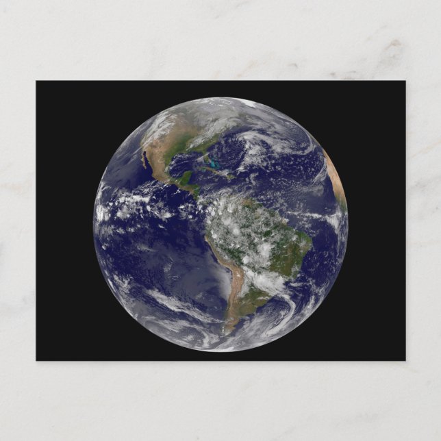 Carte Postale Les Amériques à l'occasion de la Journée de la Ter (Devant)