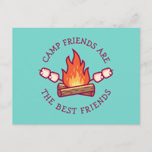 Carte Postale Les amis du camp sont les meilleurs amis