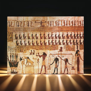 Carte Postale Les Anciens Égyptiens Cour de la Mort Déesse Maat