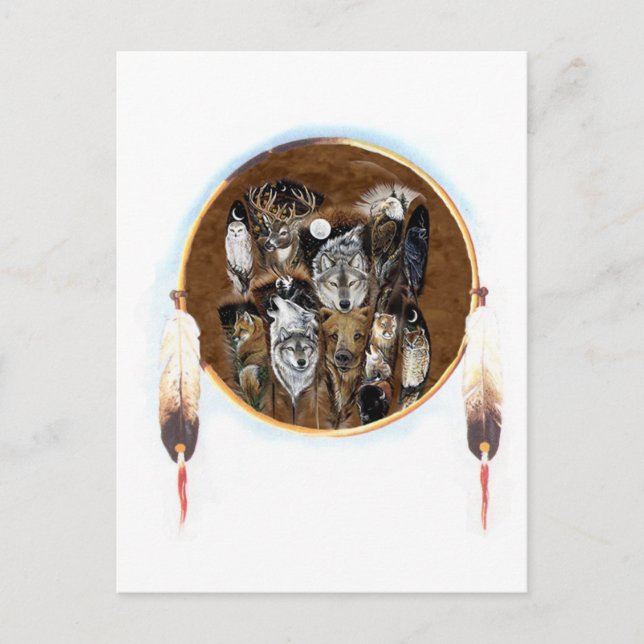 Carte Postale Les animaux-1 (Devant)