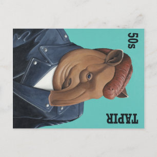 Carte Postale les années 50 Tapir