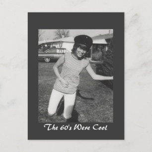 Carte Postale Les années 60 étaient Cool