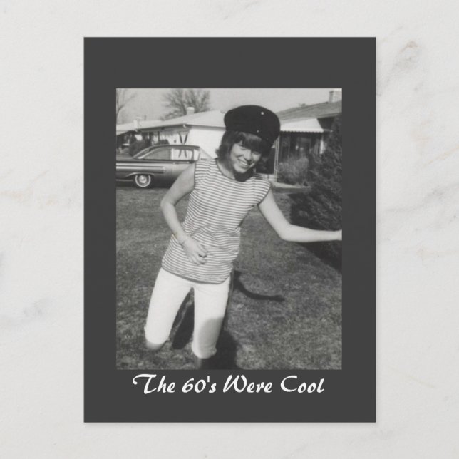 Carte Postale Les années 60 étaient Cool (Devant)