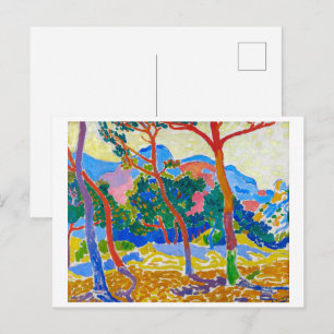 Carte Postale Les Arbres   Andre Derain  