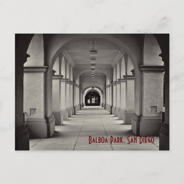 Carte Postale Les arcades du parc Balboa (Devant)