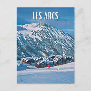 Carte Postale Les Arcs Station de ski