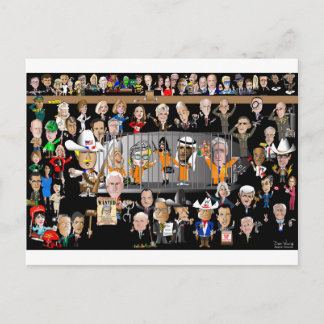 Carte Postale Les avantages et les inconvénients de Trump